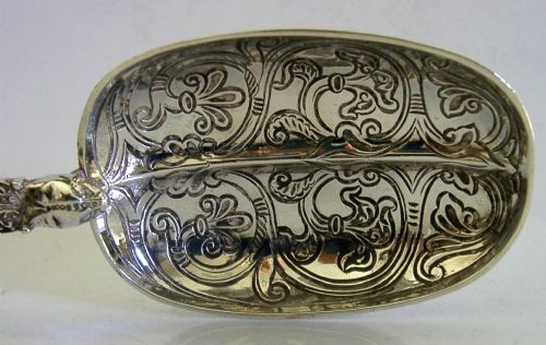 LARGE 110G ENGLISH STERLING SILVER CORONATION BAPTISM SPOON KIND EDWARD 1901 - ADDITIONAL PHOTO 4