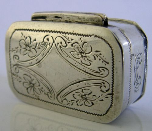 ANTIQUE 19TH CENTURY STERLING SILVER SNUFF BOX C1800 GERMAN BELGIAN - ADDITIONAL PHOTO 4