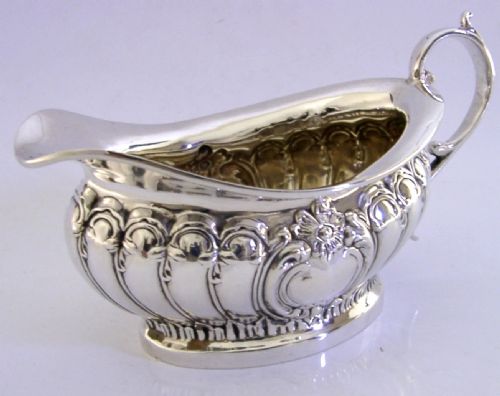 MINT 117G ART NOUVEAU STERLING SILVER JUG 1903 EDWARDIAN ANTIQUE - ADDITIONAL PHOTO 3