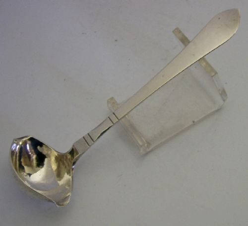 GEORG JENSEN ARTS CRAFTS STERLING SILVER PATTERN 41 LADLE 1926 ANTIQUE - ADDITIONAL PHOTO 3
