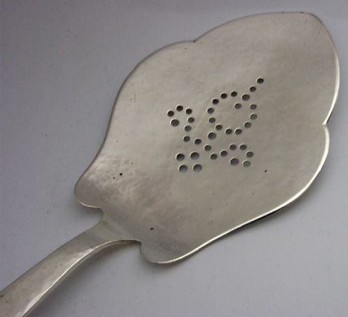 DARGESTIL NORWEGIAN ANTIQUE SOLID SILVER SERVER C1900 DAVID ANDERSEN 108G - ADDITIONAL PHOTO 4