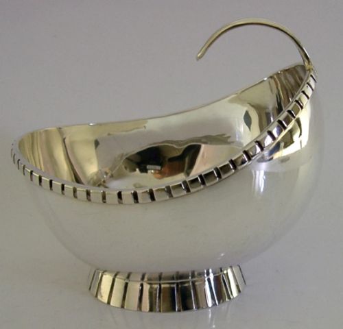 stunning mid century modern sterling silver jug german c1960 71g - CATEGORY: ANTIQUE SILVER - DATED 1960