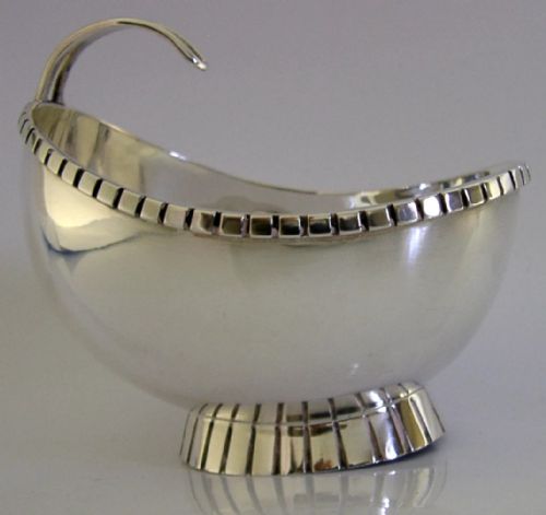 STUNNING MID CENTURY MODERN STERLING SILVER JUG GERMAN C1960 71G - ADDITIONAL PHOTO 4