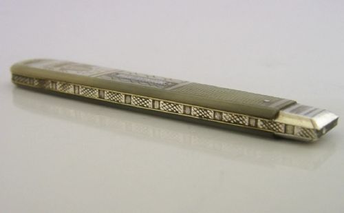 RARE STERLING SILVER BEEHIVE BEES FOLDING FORK 1827 ENGLISH ANTIQUE GEORGIAN - ADDITIONAL PHOTO 5