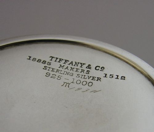 PAIR OF TIFFANY CO STERLING SILVER COCKTAIL GLASSES CUPS GOBLETS C1920 ART DECO 248G - ADDITIONAL PHOTO 4