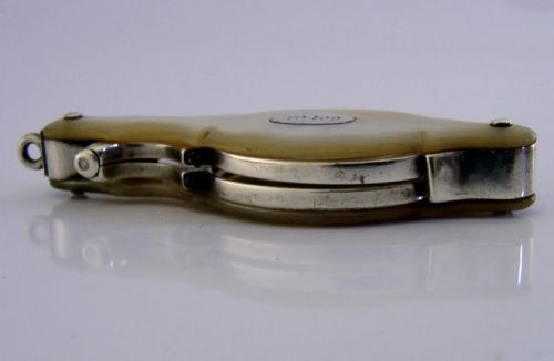 STERLING SILVER FOLDING GLASSES MAGNIFYING C1870 VICTORIAN ANTIQUES LORGNETTES - ADDITIONAL PHOTO 8