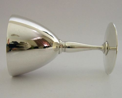 TIFFANY CO STERLING SILVER COCKTAIL GLASS CUP GOBLET C1920 DECO 114G BARWARE - ADDITIONAL PHOTO 3