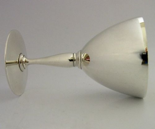 TIFFANY CO STERLING SILVER COCKTAIL GLASS CUP GOBLET C1920 DECO 114G BARWARE - ADDITIONAL PHOTO 4