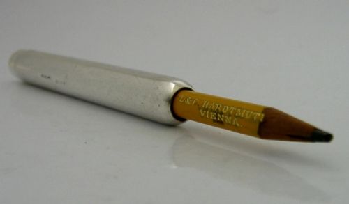 HAYWARD TYLER S MORDAN STERLING SILVER DROPPER PENCIL 1905 ADVERTISING ANTIQUE - ADDITIONAL PHOTO 3
