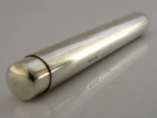 HAYWARD TYLER S MORDAN STERLING SILVER DROPPER PENCIL 1905 ADVERTISING ANTIQUE - ADDITIONAL PHOTO 4