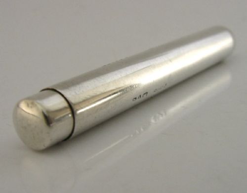 HAYWARD TYLER S MORDAN STERLING SILVER DROPPER PENCIL 1905 ADVERTISING ANTIQUE - ADDITIONAL PHOTO 5
