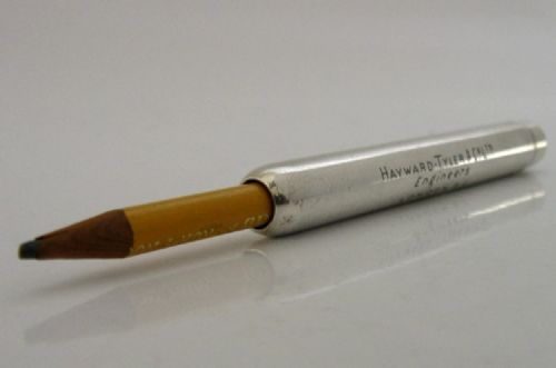 HAYWARD TYLER S MORDAN STERLING SILVER DROPPER PENCIL 1905 ADVERTISING ANTIQUE - ADDITIONAL PHOTO 6