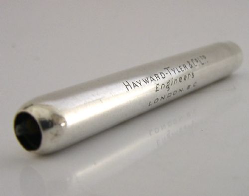 HAYWARD TYLER S MORDAN STERLING SILVER DROPPER PENCIL 1905 ADVERTISING ANTIQUE - ADDITIONAL PHOTO 7