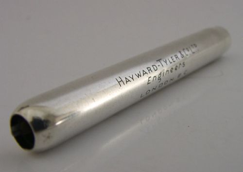 HAYWARD TYLER S MORDAN STERLING SILVER DROPPER PENCIL 1905 ADVERTISING ANTIQUE - ADDITIONAL PHOTO 8