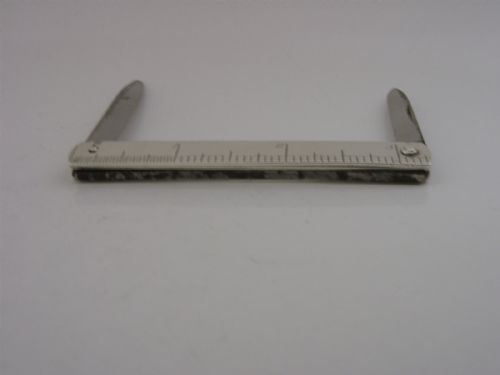 STERLING SILVER COMBINATION FOLDING RULER LETTER OPENER 1927 ANTIQUE RARE - ADDITIONAL PHOTO 8