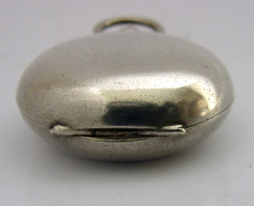 QUALITY VICTORIAN ANTIQUE STERLING SILVER SOVEREIGN COIN CASE BOX HOLDER 1901 - ADDITIONAL PHOTO 6
