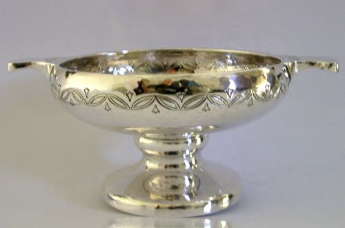 RARE LIBERTY CO 228G STERLING SILVER PLANISHED BOWL ARTS CRAFTS ENGLISH 1936 - ADDITIONAL PHOTO 5