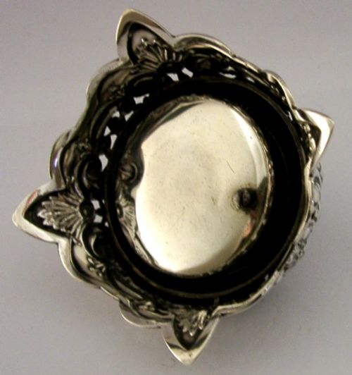 VICTORIAN ENGLISH STERLING SILVER TABLE DESK RECEPTION BAR BELL 1890 ANTIQUE - ADDITIONAL PHOTO 3