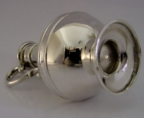 ENGLISH VICTORIAN STERLING SILVER HOLY COMMUNION WINE JUG C1850S RELIGIOUS - ADDITIONAL PHOTO 6