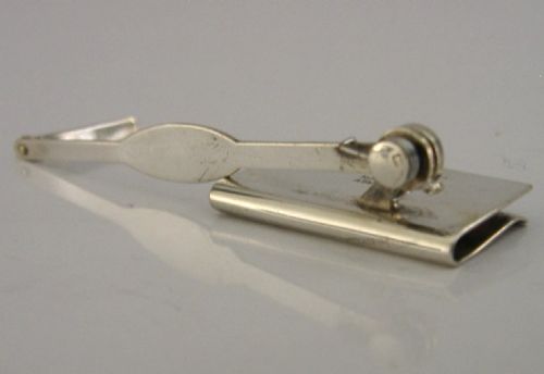 RARE ASPREY SOLID STERLING SILVER MECHANICAL BOOKMARK 1932 ART DECO - ADDITIONAL PHOTO 6