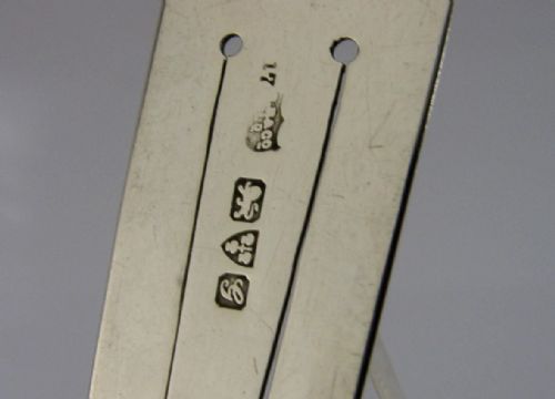 LARGE SAMPSON MORDAN STERLING SILVER COCKEREL CHICKEN BOOKMARK PAGE MARKER 1907 - ADDITIONAL PHOTO 4