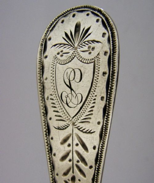 RARE C1830 FRENCH SOLID STERLING SILVER LARGE SUGAR SIFTER SPOON ANTIQUE - ADDITIONAL PHOTO 4