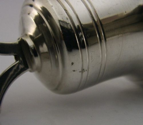 STYLISH ENGLISH STERLING SILVER TABLE DESK RECEPTION BAR BELL 1960 DESK ITEM 56G - ADDITIONAL PHOTO 7