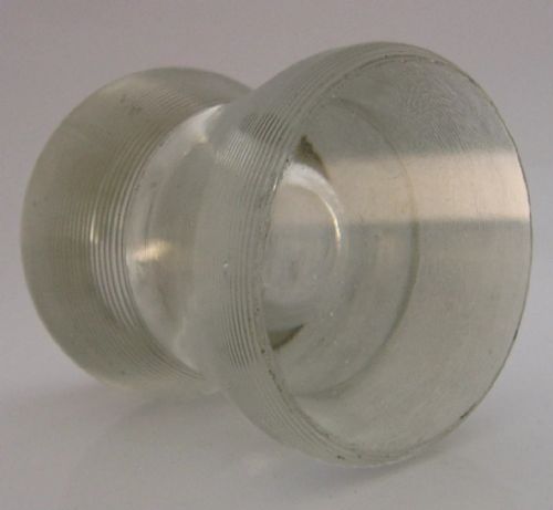LARGE VICTORIAN STERLING SILVER TOPPED CORK SHAPED MATCHSTRIKER 1901 HEAVY 340G - ADDITIONAL PHOTO 6