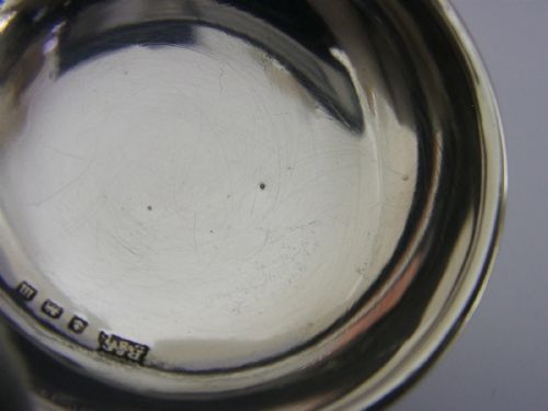 SUPERB STERLING SILVER WOOD WHISKY QUAICH CUP 1911 ANTIQUE - ADDITIONAL PHOTO 7