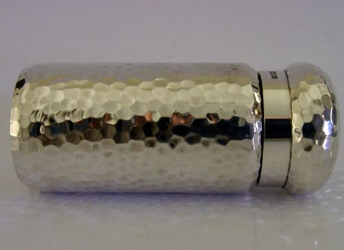 BEAUTIFUL 82G ENGLISH STERLING SILVER POT BOX JAR 1905 ANTIQUE ARTS CRAFTS - ADDITIONAL PHOTO 7