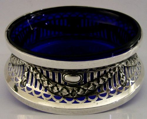 ENGLISH STERLING SILVER DISH CHESTER BELFAST 1913 ANTIQUE - ADDITIONAL PHOTO 2