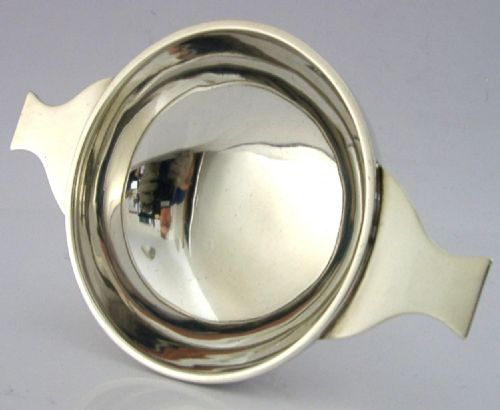 STERLING SILVER WHISKY QUAICH CUP DRINKING BOWL 1951 145G BARWARE - ADDITIONAL PHOTO 3