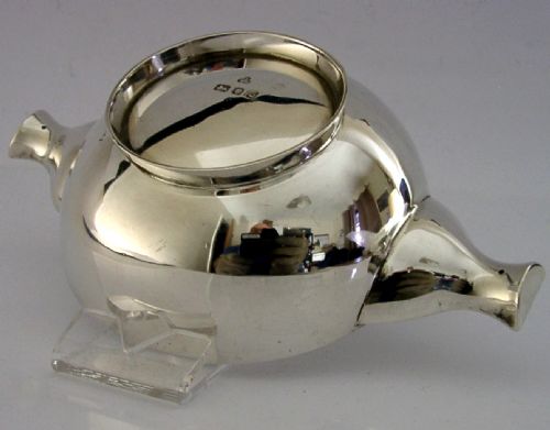 STERLING SILVER WHISKY QUAICH CUP DRINKING BOWL 1951 145G BARWARE - ADDITIONAL PHOTO 4