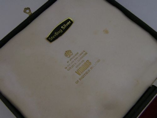SIX GERALD BENNEY MID CENTURY MODERN STERLING SILVER SPOONS CHELSEA 1966 CASED - ADDITIONAL PHOTO 4