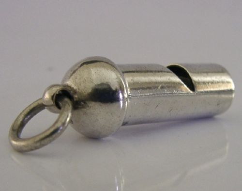QUALITY VICTORIAN STERLING SILVER DOG SPORTS WHISTLE 1869 ANTIQUE - ADDITIONAL PHOTO 6