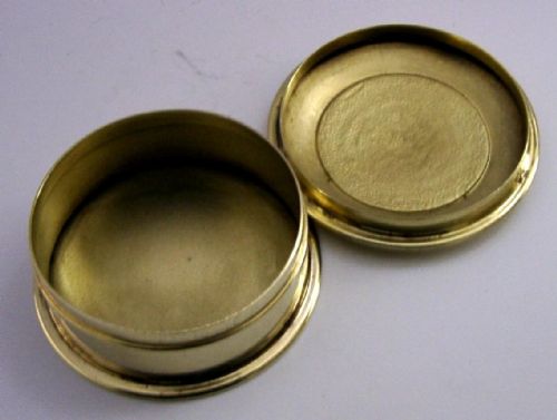 RARE STERLING SILVER GILT ENAMEL ROYAL ARMY MEDICAL CORPS BOX 1910 ANTIQUE - ADDITIONAL PHOTO 4