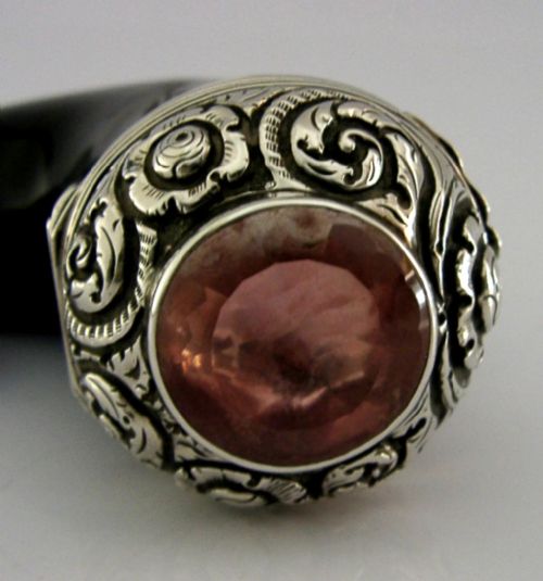 RARE SCOTTISH GEORGIAN STERLING SILVER SNUFF MULL MEDICAL LIVERPOOL LINK C1820S - ADDITIONAL PHOTO 8