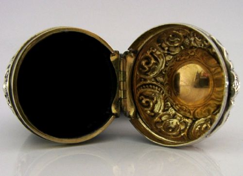 RARE SCOTTISH GEORGIAN STERLING SILVER SNUFF MULL MEDICAL LIVERPOOL LINK C1820S - ADDITIONAL PHOTO 11