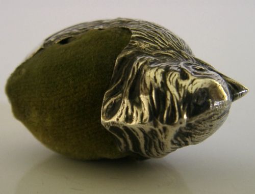SAMPSON MORDAN STERLING SILVER CHICK PIN CUSHION SEWING NEEDLEWORK BIRD 1906 - ADDITIONAL PHOTO 5