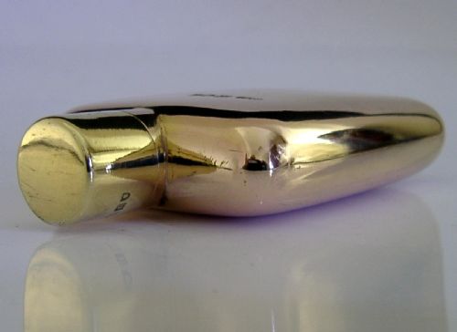ASPREY ENGLISH STERLING SILVER ROSE GOLD SPIRIT HIP FLASK 1998 HUNTING SHOOTING - ADDITIONAL PHOTO 6