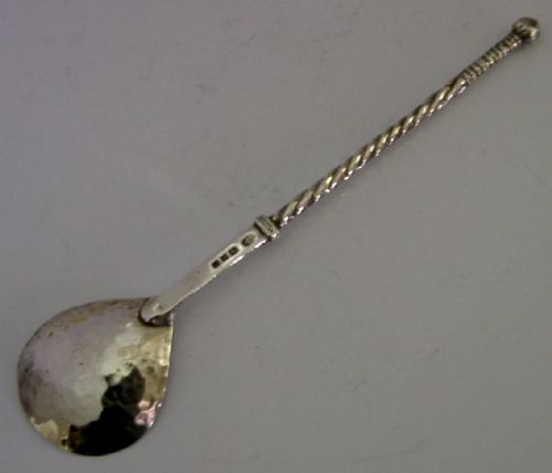 SANDHEIM ARTS CRAFTS SOLID STERLING SILVER SPOON 1919 ANTIQUE 18G - ADDITIONAL PHOTO 3