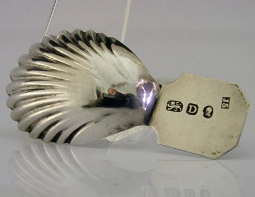 RARE ENGLISH GEORGIAN STERLING SILVER BRIGHTCUT CADDY SPOON 1799 ANTIQUE - ADDITIONAL PHOTO 2