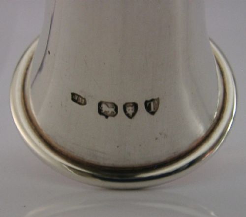LARGE BRAHAM STERLING SILVER TABLE CIGAR LIGHTER FOX HUNTING HORN 1894 ANTIQUE - ADDITIONAL PHOTO 6