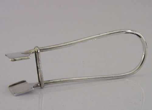 UNUSUAL STERLING SILVER SEALING WAX HOLDING TONGS 1900 ANTIQUE DESK ITEM - ADDITIONAL PHOTO 5