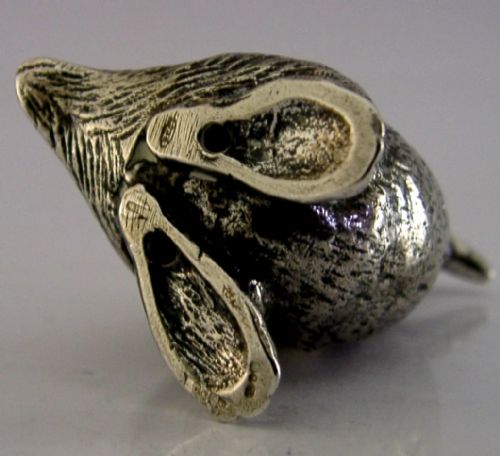 GOOD SIZED STERLING SILVER PENGUIN BIRD ANIMAL FIGURE LONDON 1956 54G 25INCH - ADDITIONAL PHOTO 5