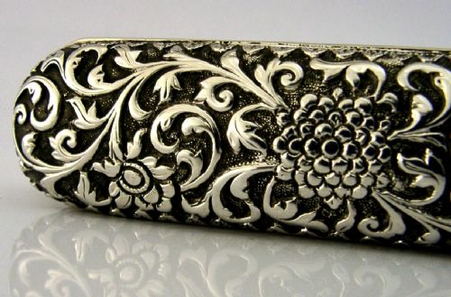 TOP QUALITY INDIAN 92G SOLID SILVER BOX KUTCH C1890 ANTIQUE - ADDITIONAL PHOTO 1