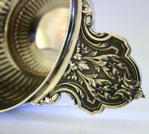 BEAUTIFUL 168G FRENCH SOLID STERLING SILVER TWO HANDLED BOWL C1890 ANTIQUE - ADDITIONAL PHOTO 1