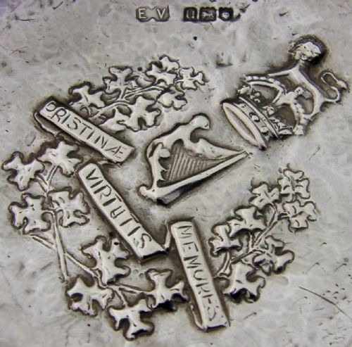STERLING SILVER 8TH KINGS ROYAL IRISH HUSSARS BOWL HAND MADE 1955 MILITARY 50G - ADDITIONAL PHOTO 1