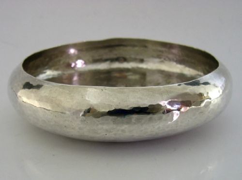 STERLING SILVER 8TH KINGS ROYAL IRISH HUSSARS BOWL HAND MADE 1955 MILITARY 50G - ADDITIONAL PHOTO 3