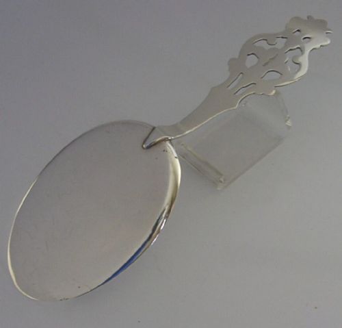 NORWEGIAN SOLID SILVER CAKE PIE SERVER C1950S NORWAY 60G MAGNUS AASE - ADDITIONAL PHOTO 3
